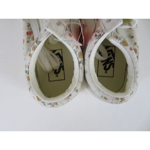 Vans Old Skool Womens 5 Shoes Floral Sk8 Low Sneaker Canvas Casual Beige - Picture 6 of 9